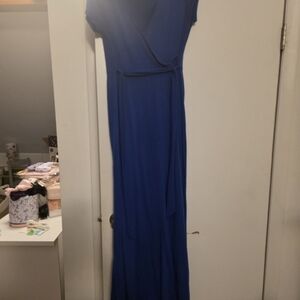 Chic Royal Blue Maxi Dress